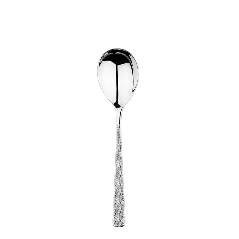 Tilia Crackle Bouillon Spoon, L19cm, Mirror Finish-0