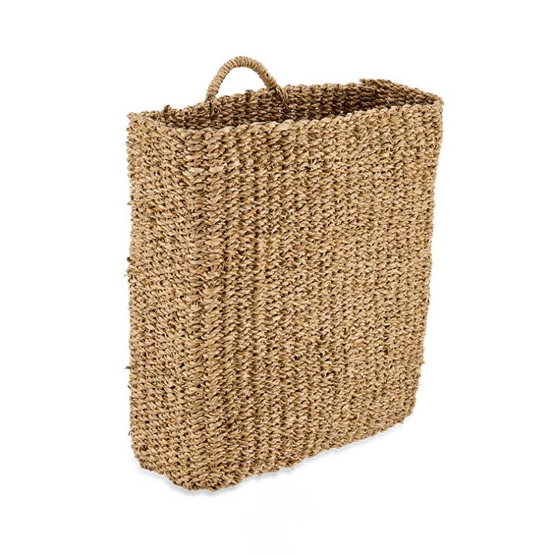 Putlar Seagrass Wall Hung Basket, Large, Natural-3