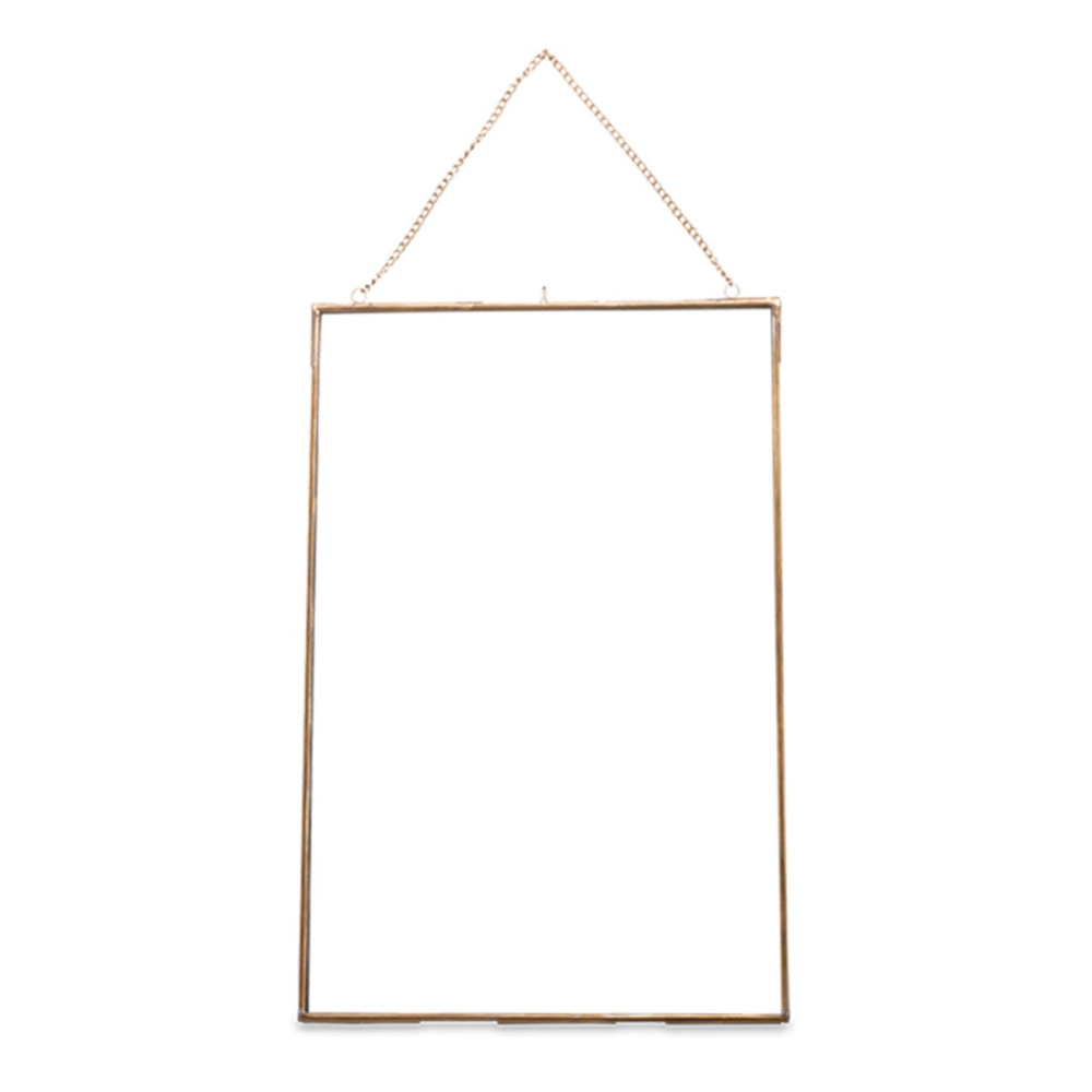 Kiko Rectangle Portrait Frame, H50 x W35cm, Antique Brass-1