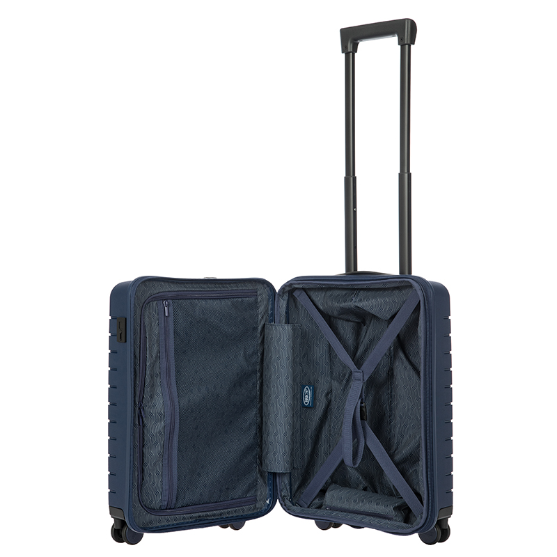 Ulisse Expandable Suitcase, H55 x W23 x L37cm, Ocean Blue-2