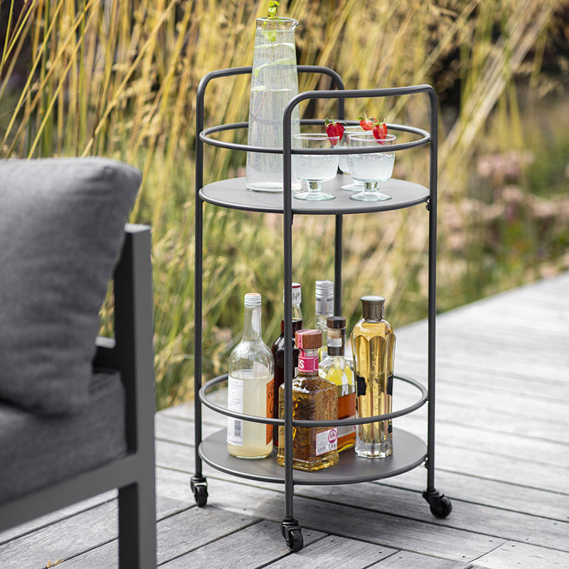 Rive Droite Drinks Trolley, Carbon-0