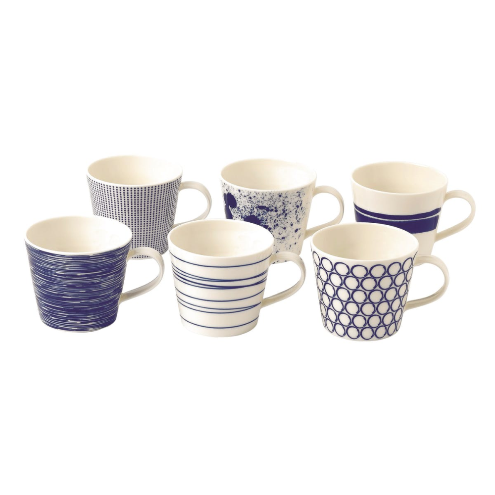 Pacific Set of 6 mugs, 45cl, Assorted-0