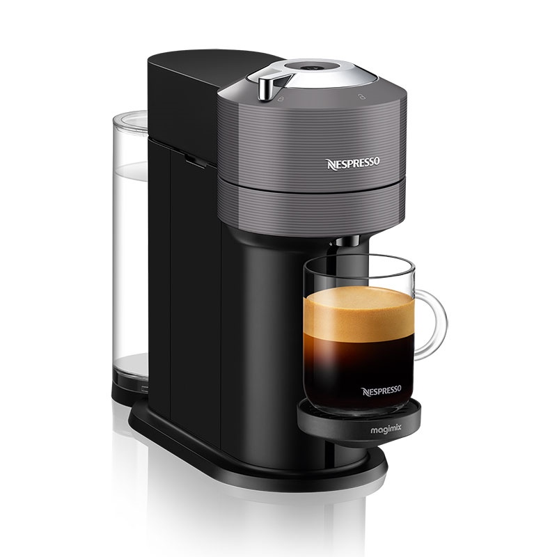 11711 Nespresso Vertuo Next & Milk Coffee Machine, Dark Grey-3