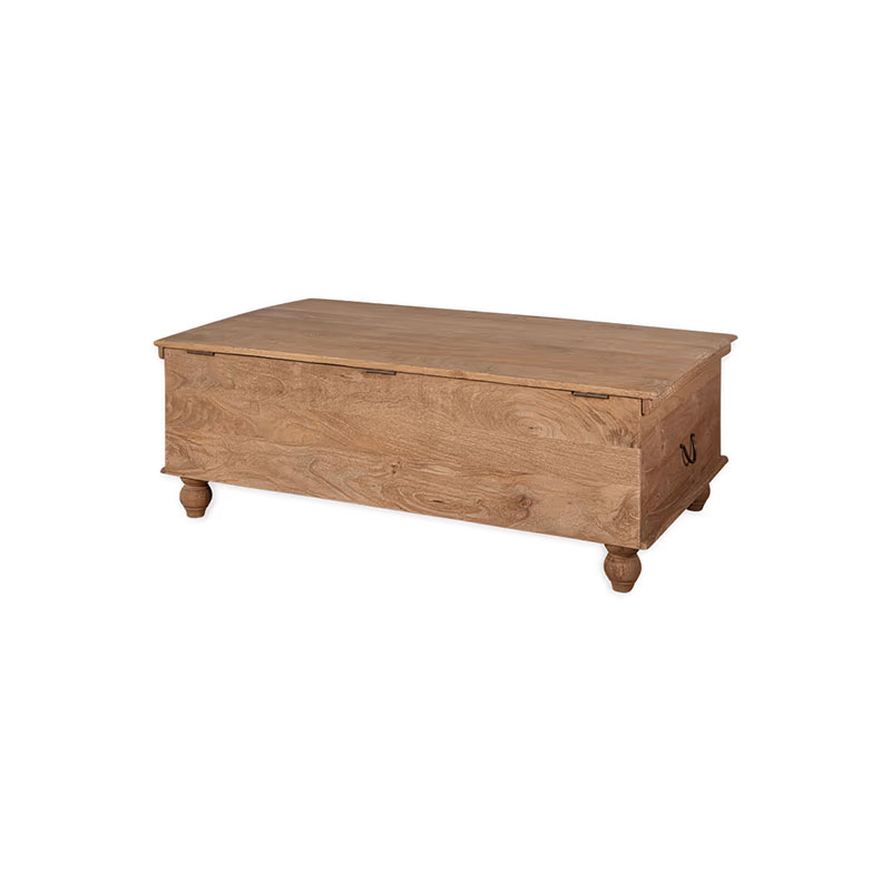 Vidur Mango Wood Chest, Natural-2