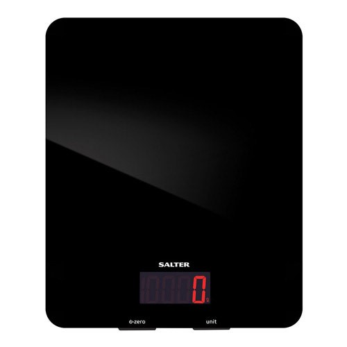 Glass Digital kitchen scale, Black-0