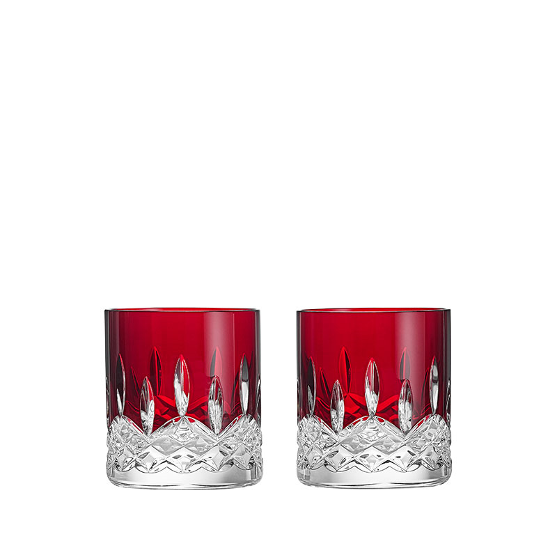 Lismore Set of 2 Tumblers, 180ml, Red-0