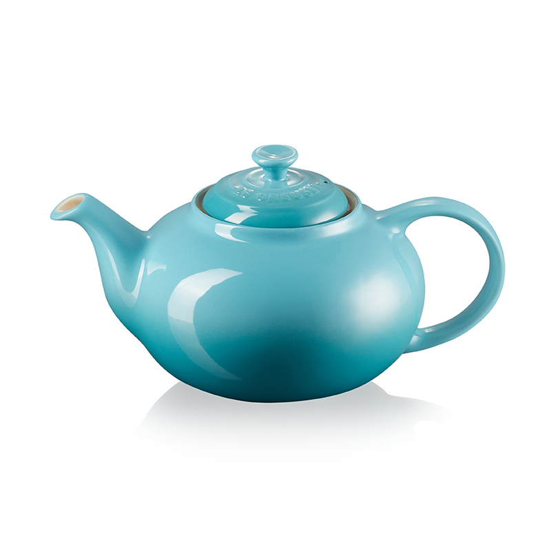 Stoneware Classic teapot, 1.3 litre, Teal-0