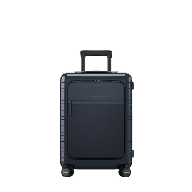 M5 Smart Cabin Suitcase, H55 x W23 x L40cm, Glossy Night Blue-0