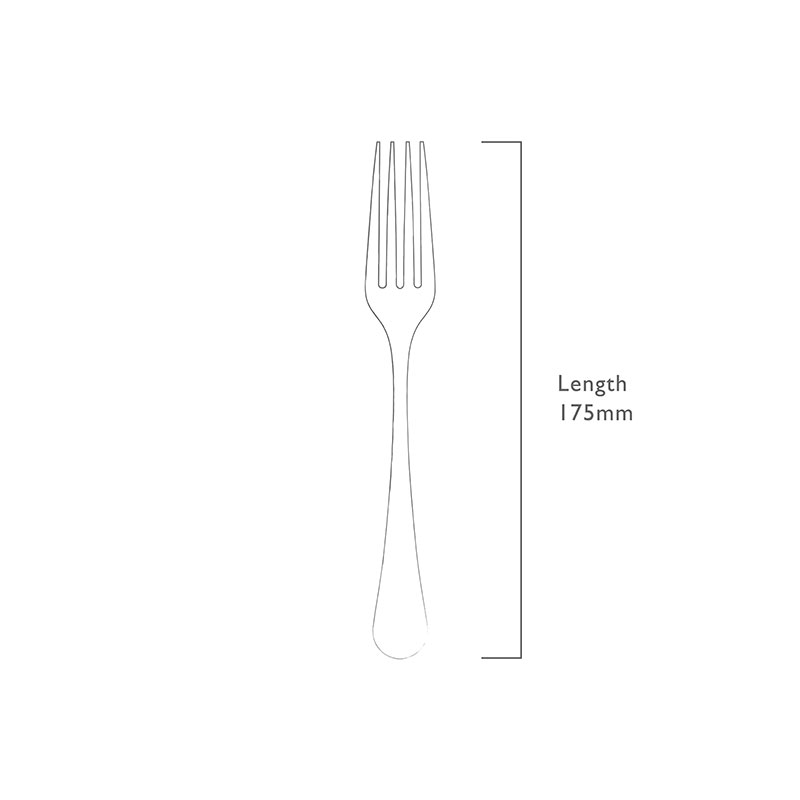 Radford Side Fork, Stainless Steel-3