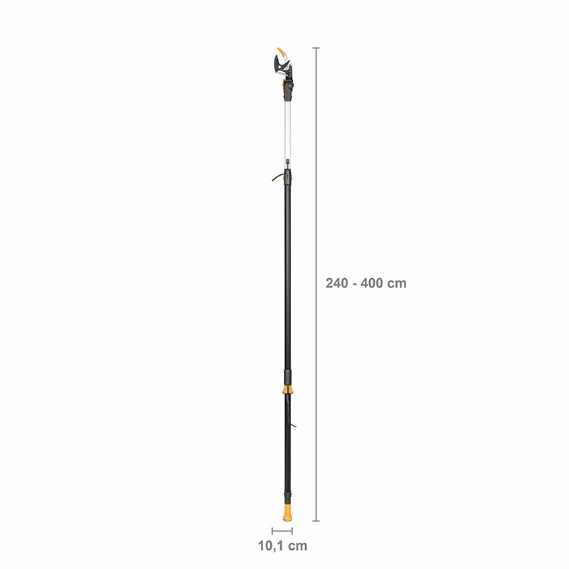 PowerGear Telescopic Tree Pruner, L230 x W11 x D7.5cm, Black and Orange-2