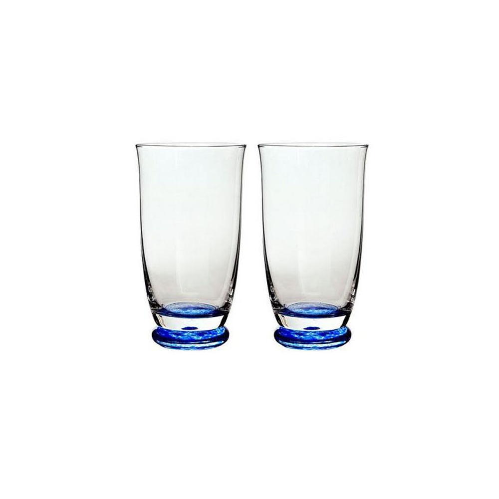 Imperial Blue Pair of large tumblers, 40cl-0