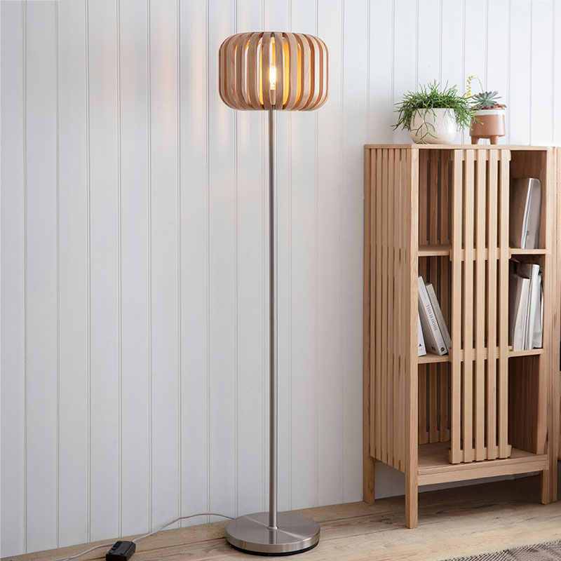 Kingston Floor Lamp, H162cm, Ash-0