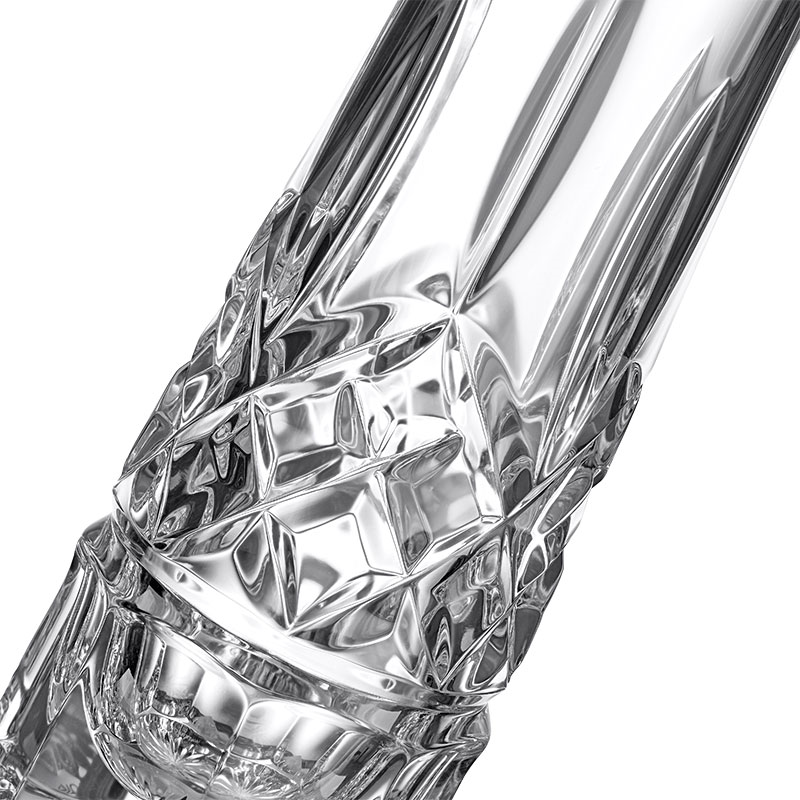 Lismore Bud Vase, H17.5cm, Clear-1