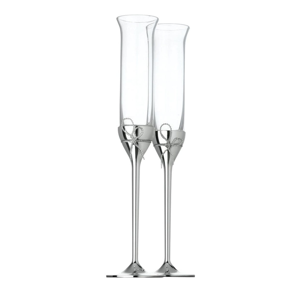 Vera Wang - Love Knots Pair of toasting flutes-0