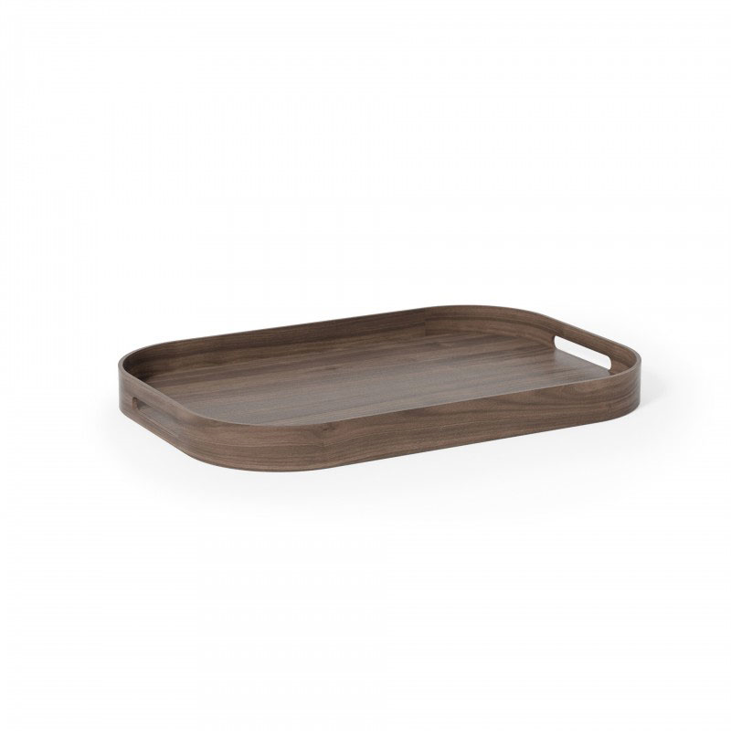 Bellhop 402 Rectangular Tray, Walnut-1