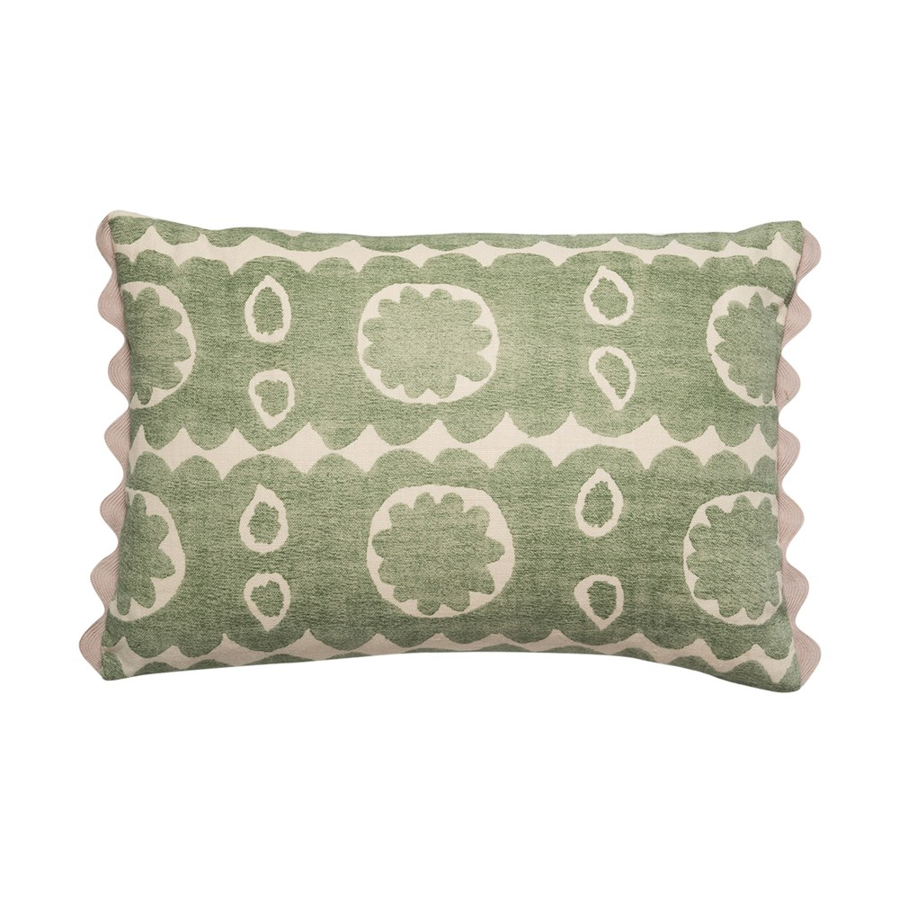 Osborne Cushion, 35 x 50cm, Green-0