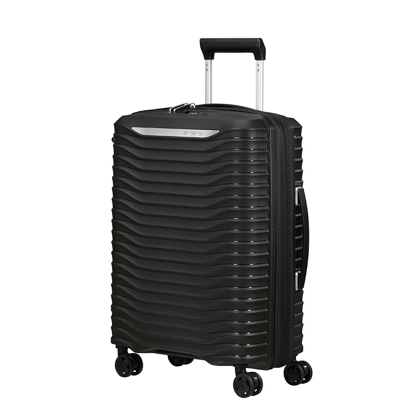 Upscape Cabin Suitcase, H55 x L40 x W20/23cm, Black-0