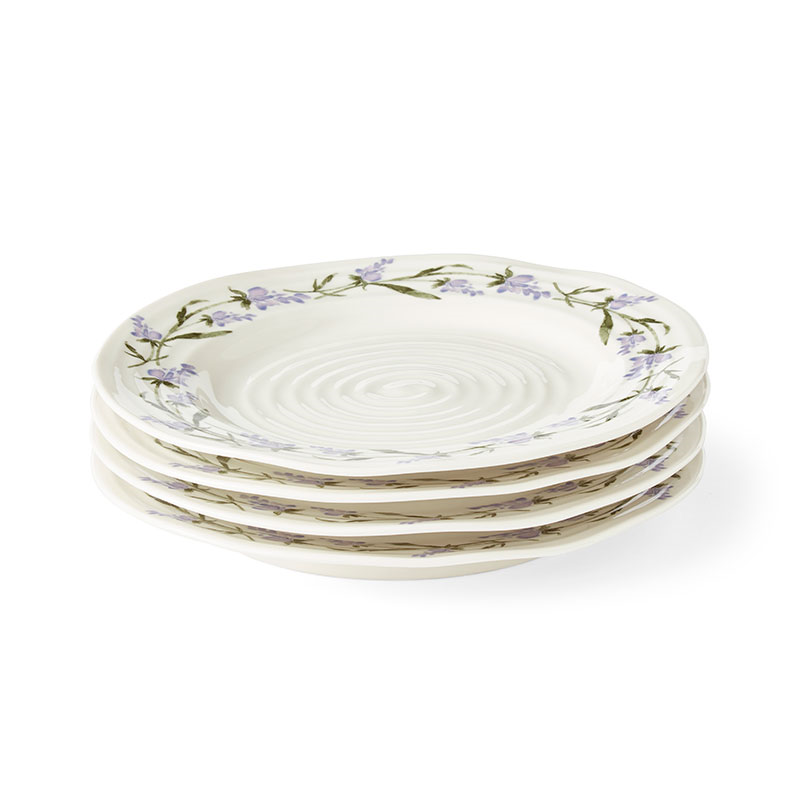 Lavendula Set of 4 Plates, D20.5cm, Multi-0