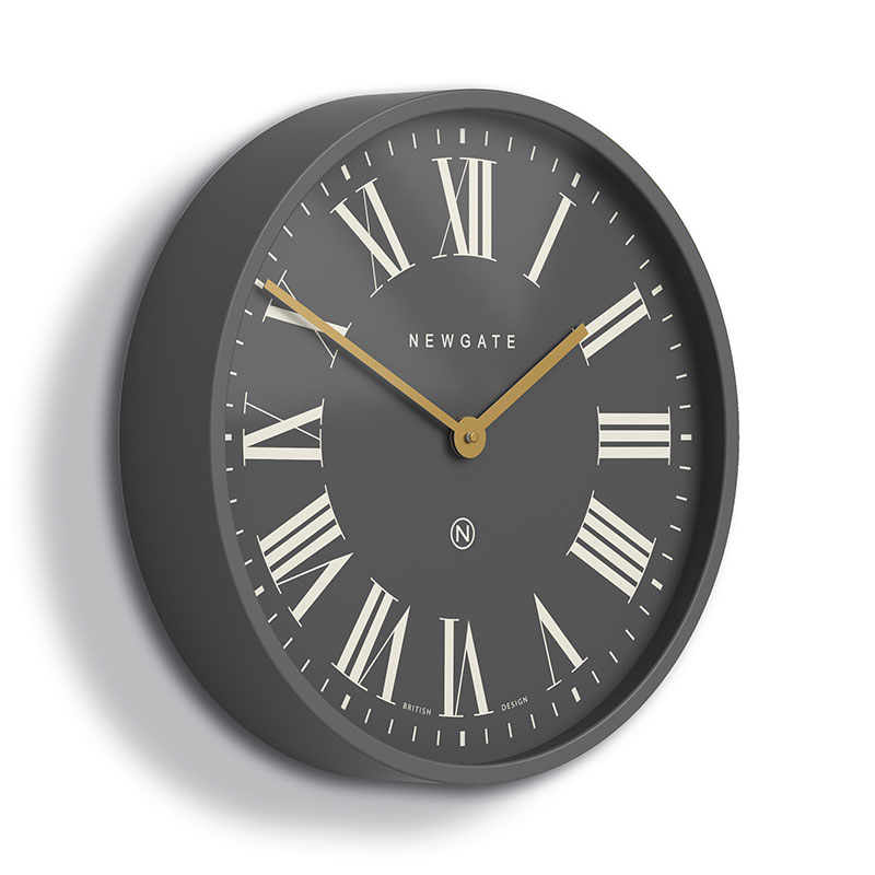 Mr Butler Wall Clock, D45cm, Moonstone Grey/Cream-1