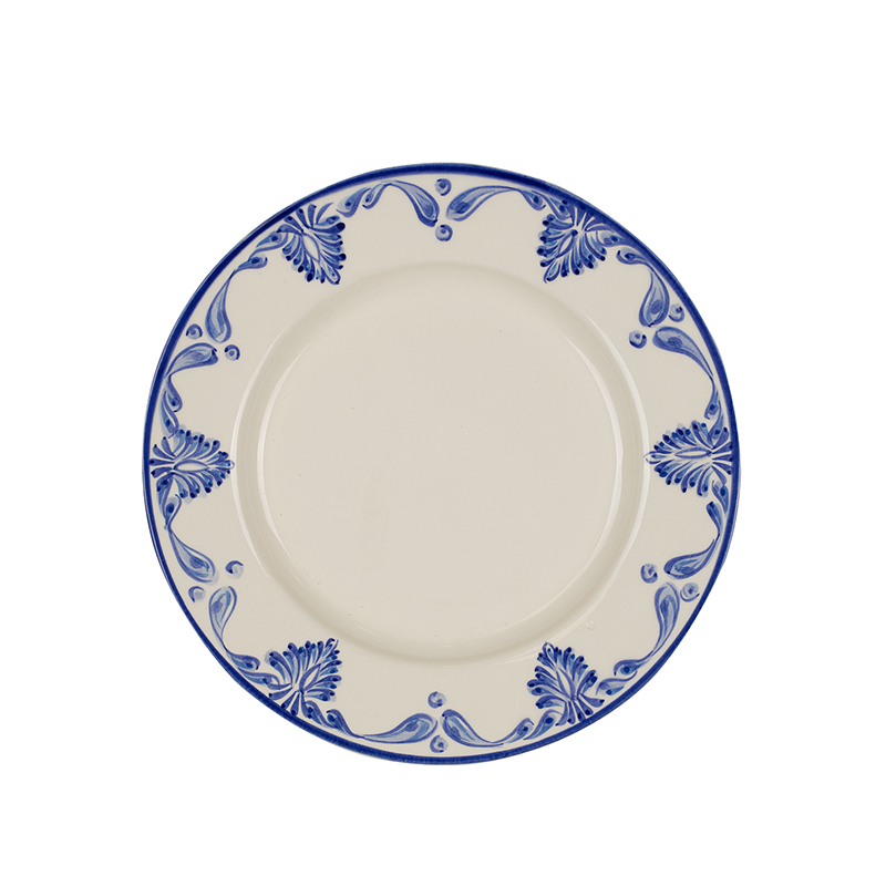 Eleanor Set of 6 Dinner Plates, D26.5cm, Blue-1