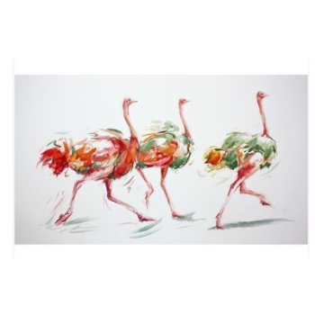 Dancing Trio Unmounted Print-0