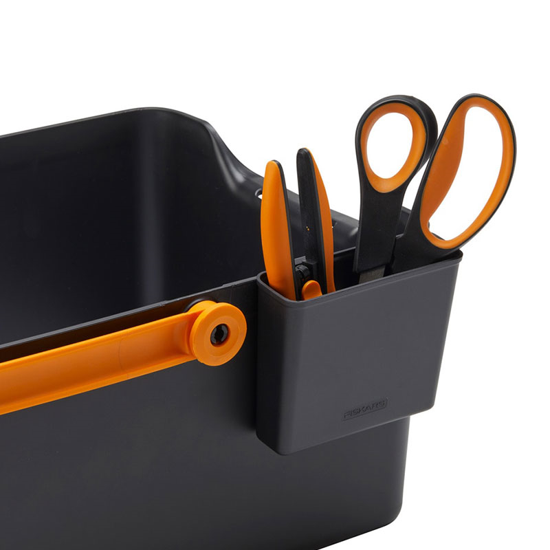 Urban Gardening Tool Box, H17.5 x L34.9 x W31.4cm, Black and Orange-6