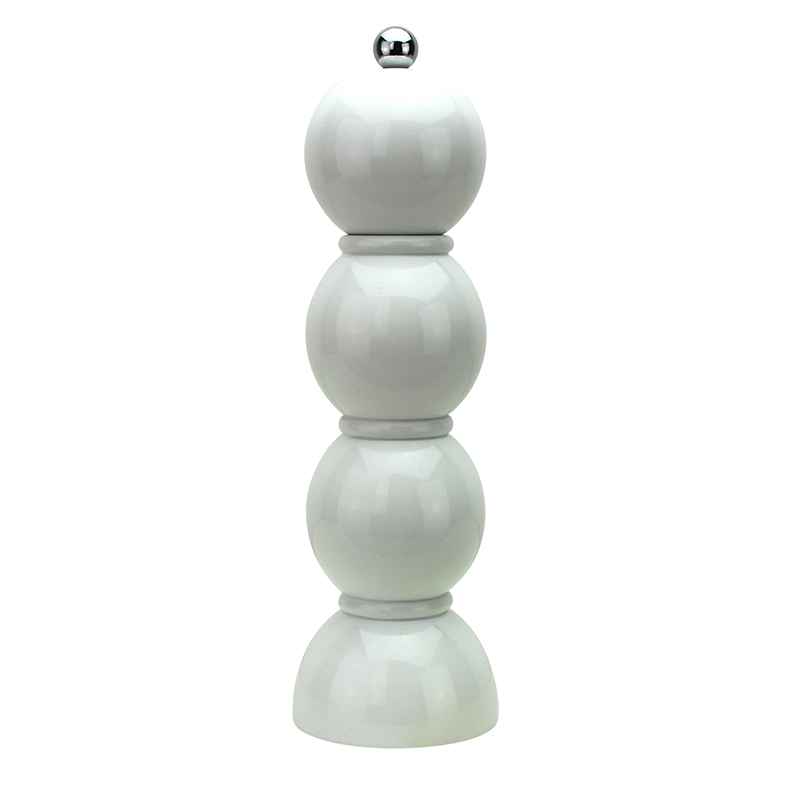 Bobbin Salt & Pepper Grinder, H24cm, White-1