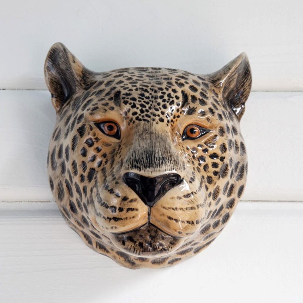 Leopard Wall vase, L14 x D17 x H18cm-1