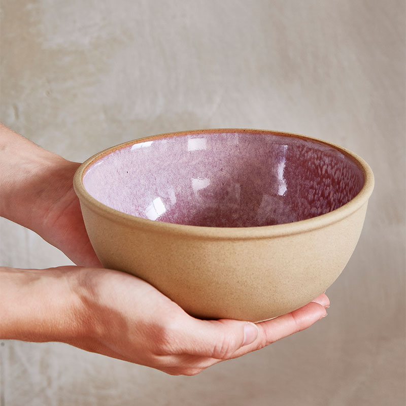 Minerals Set of 4 Bowls, D15cm, Rose Quartz-2