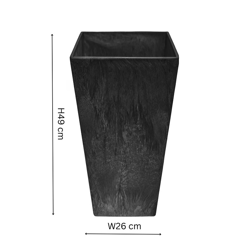 Ella Vase, D26cm, Black-1