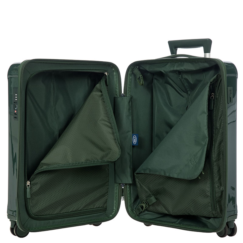 Positano Carry-on Suitcase, H55 x L38 x W23cm, Emerald-7