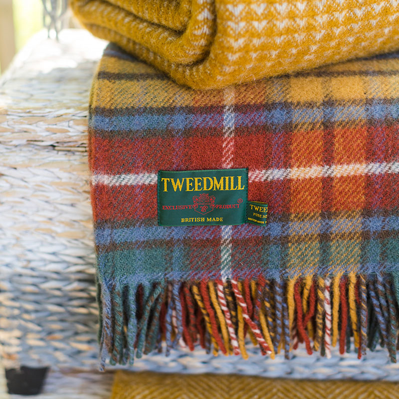 Tartan Throw, 150 x 183cm, Antique Buchanan-3