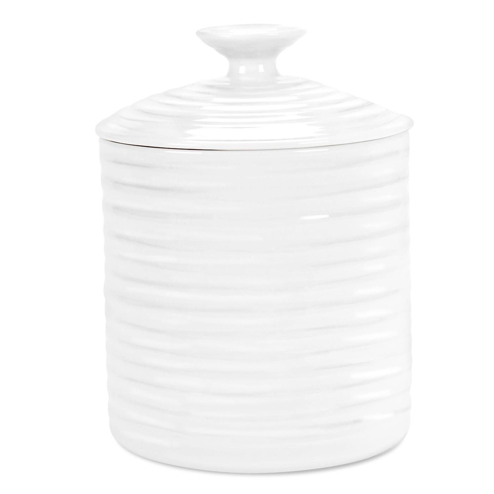 Ceramics Storage jar small, 10.5 x 10.5cm, White-0