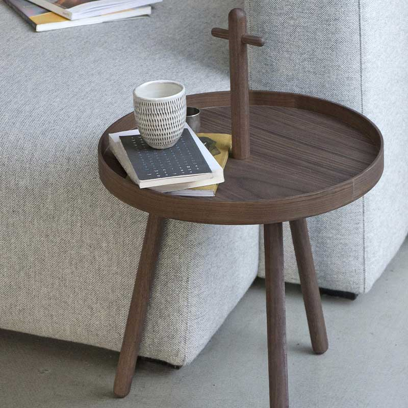 Pick Me Up Side Table, H66 x W45cm, Walnut-2