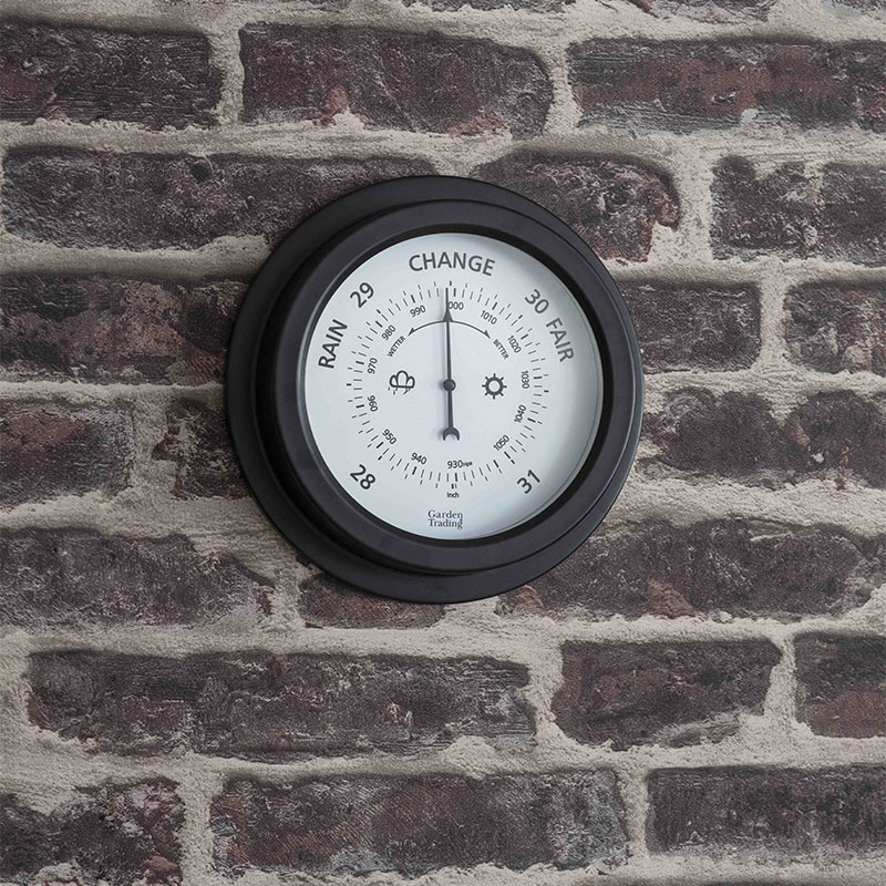 Barometer, Tenby, Carbon, 22cm, Carbon-0