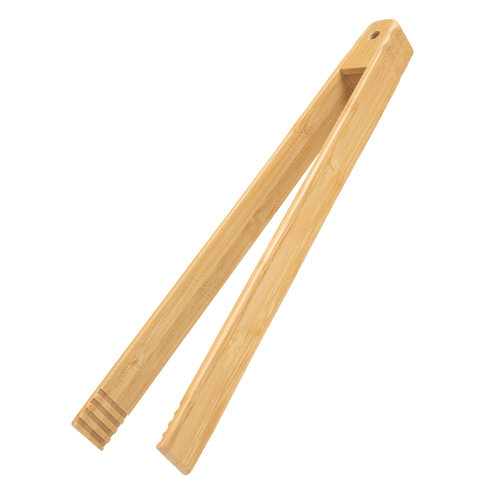 Bamboo Tongs, Natural-1