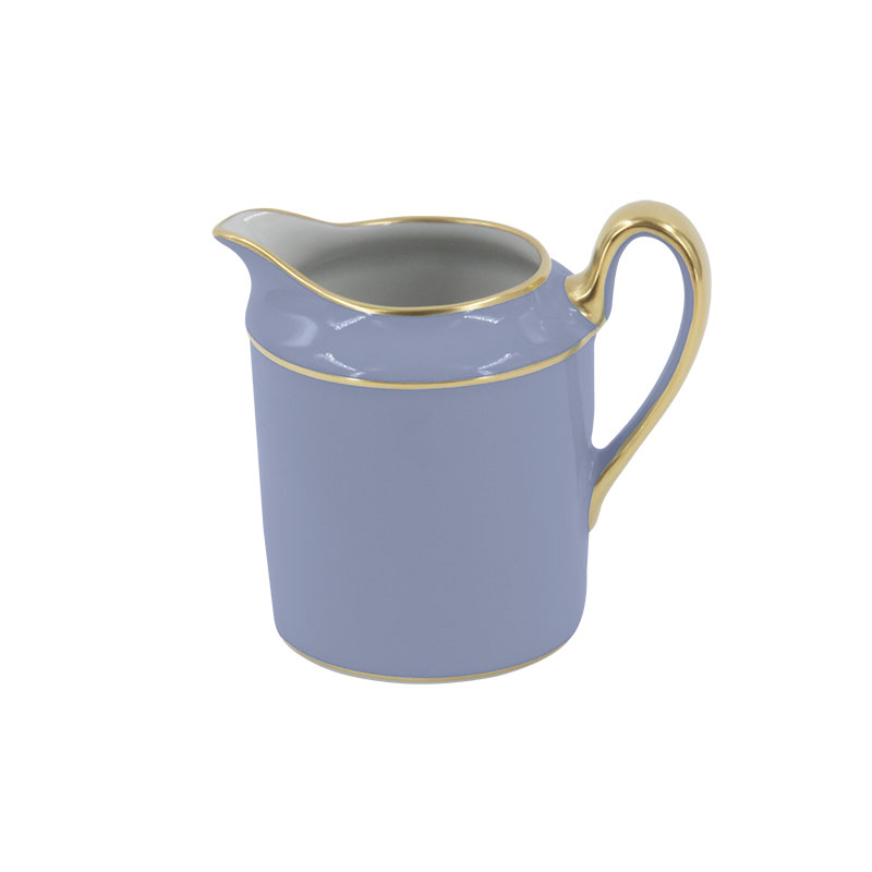 Sous Le Soleil Empire Cream Jug, 150ml, Matt Gold Classic Ice Blue-0