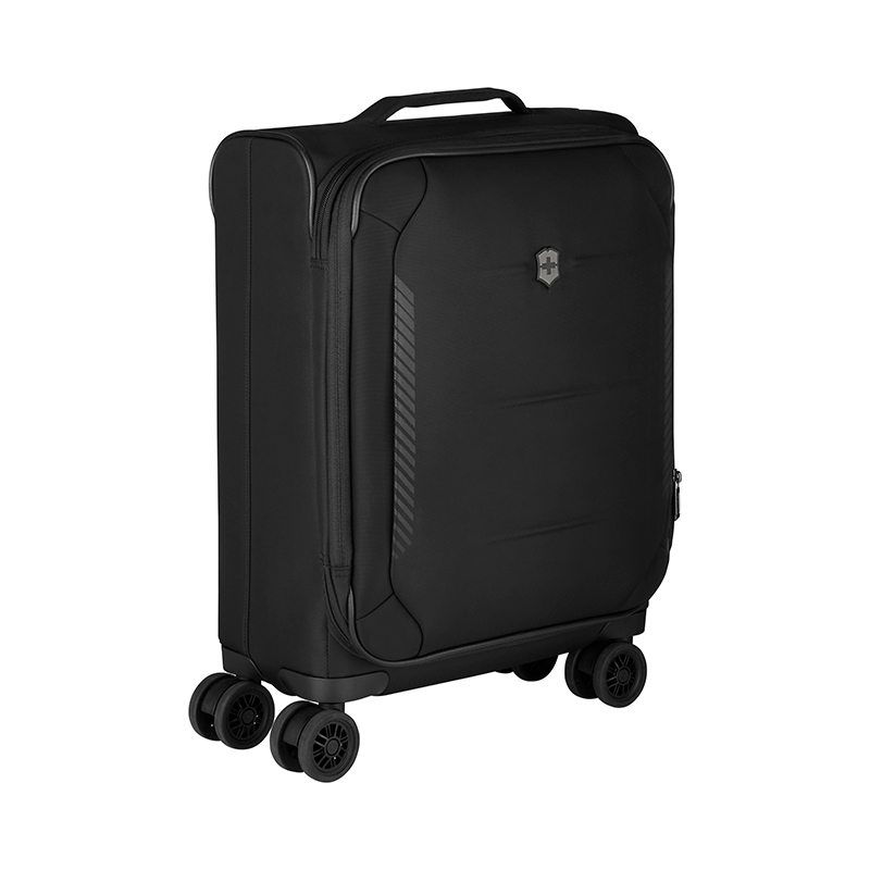 Crosslight Global Softside Carry-On, 55cm, Black-4