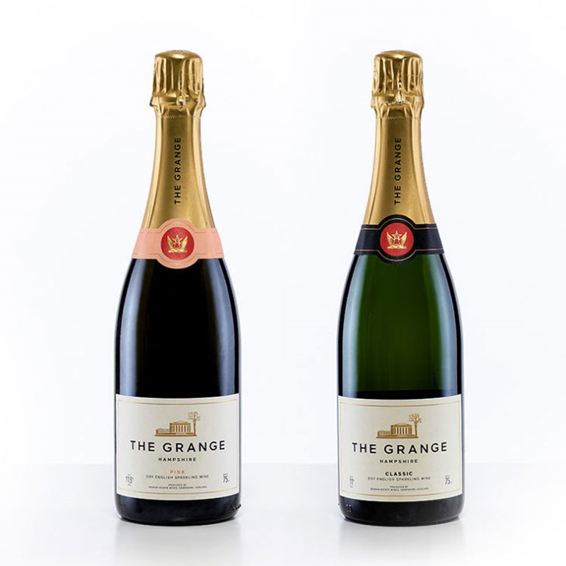 The Grange Mixed Pair of Classic NV & Pink NV Sparkling Wines, Pair of Bottles-1