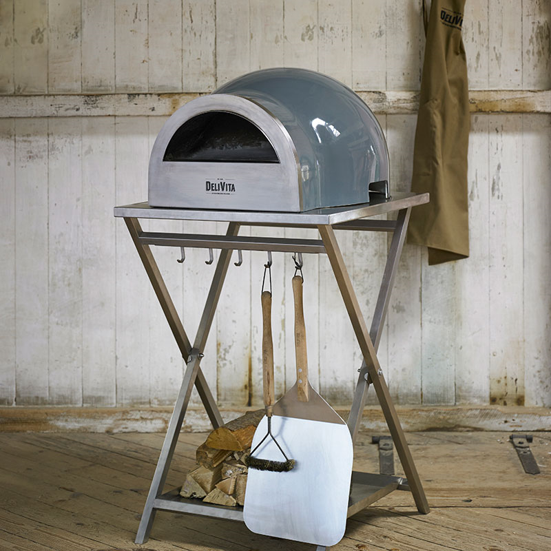 Wood-Fired Pizza Oven, Hale Grey-4