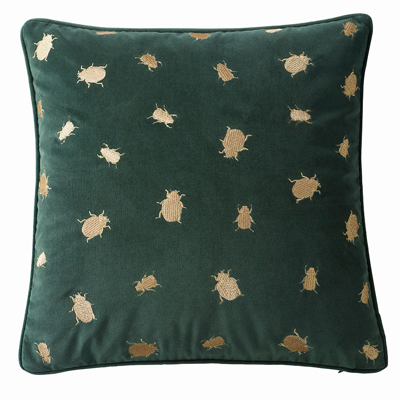 Firefly Cushion, 50 x 50cm, Emerald-0