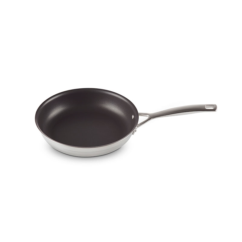 Classic 3-ply Non-Stick Frying Pan, 24cm, Stainless Steel-0