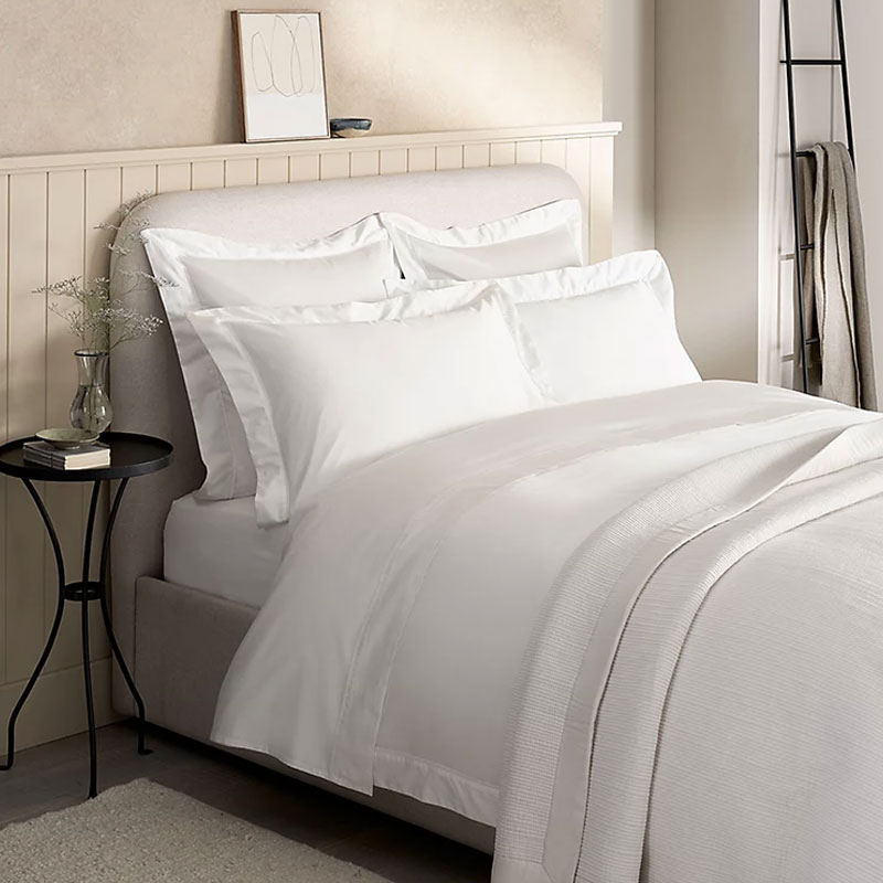 Pembridge Supima Cotton King Size Duvet Cover, White-0