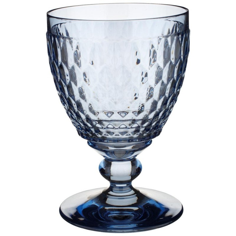 Boston Coloured Water goblet, 14.4cm, blue-0