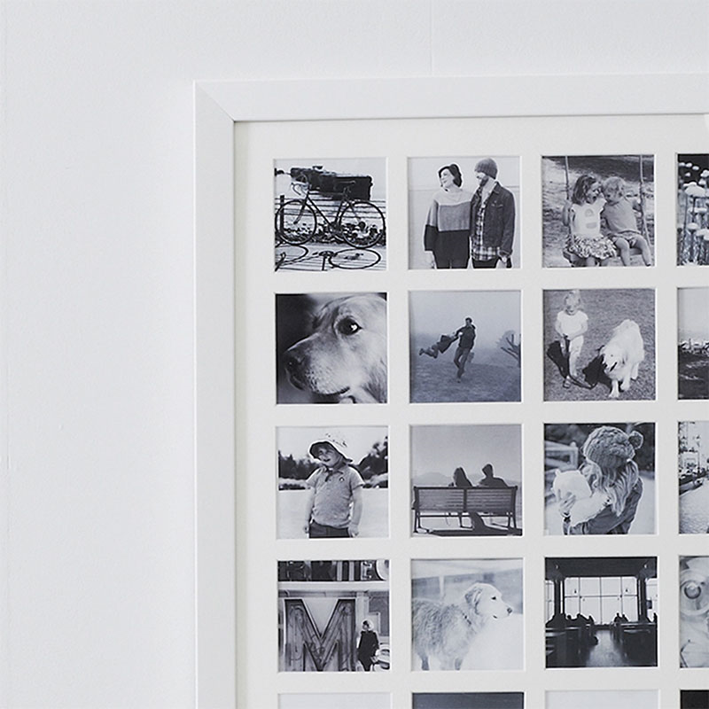 Year in Memories Photograph frame - 52 aperture, H133.5 x W48cm, White-2