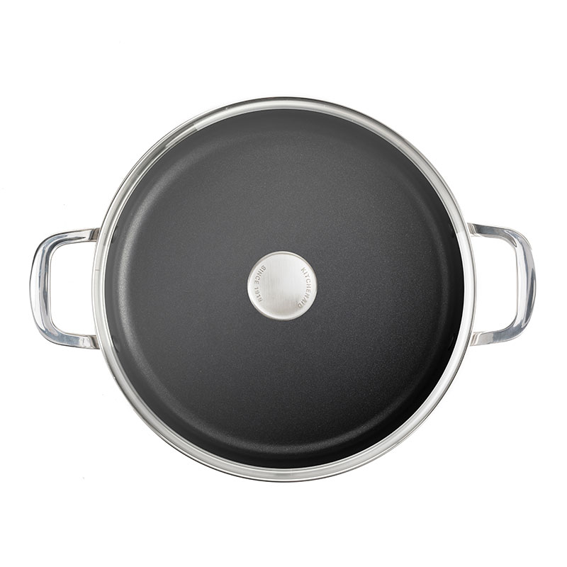 Stainless Steel Sheet - Ceramic Non-Stick Saute Pan, 28cm, Silver-4