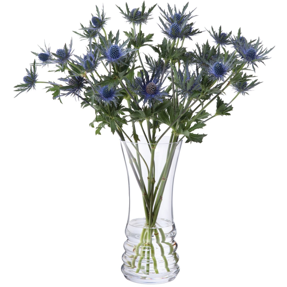 Wibble Bunch vase, H25cm, Clear-0