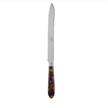 Tortoise Bread Knife, L28cm, Brown-0