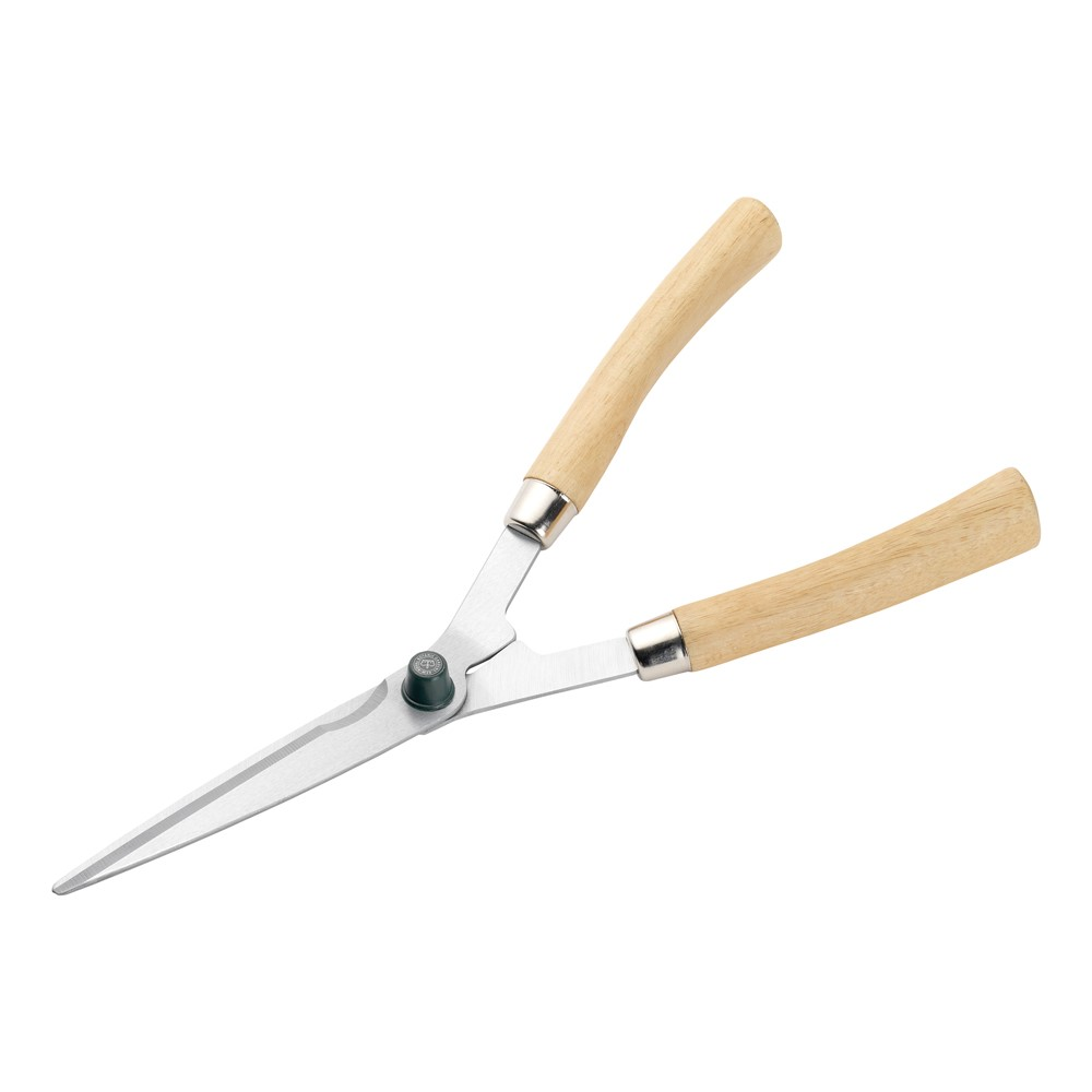 Wooden handle shears, H48 x W23.5cm, Natural/Silver-0