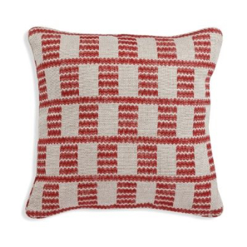 Cushion, Square, Red Cove Linen, Small, 43x43cm-0